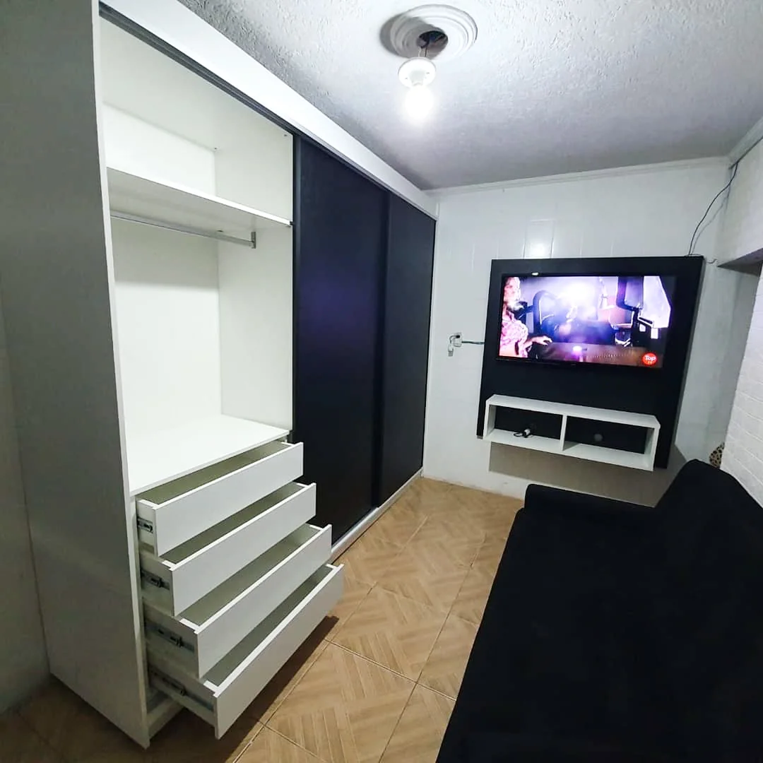 Foto de quarto de solteiro planejado